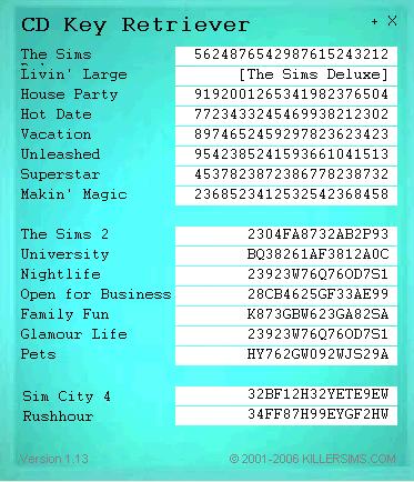 The Sims 2 at SimsHost.com, The Testing Cheats